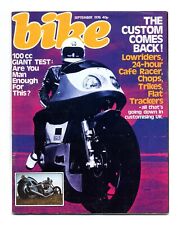 Bike magazine september for sale  UK