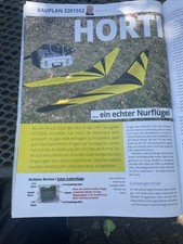 Bauplan segelflugzeug horti gebraucht kaufen  Gunzenhausen