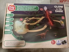 Holzspielzeug eisenbahner dino gebraucht kaufen  Bergkamen