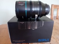 Sirui 50mm anamorphic for sale  CROYDON