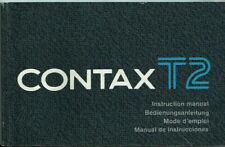 Contax instruction manual usato  Bologna