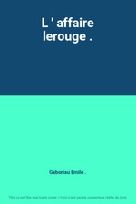 Affaire lerouge . d'occasion  France