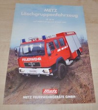 Metz LF 8/6 4x4 Silnik gaśniczy MAN Truck Brochure Broszura Broszura na sprzedaż  PL