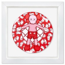 KAWS, placa de porcelana emoldurada. comprar usado KAWS, placa de porcelana emoldurada. comprar usado  Enviando para Brazil
