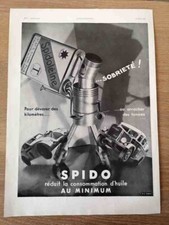 Publicité 1934 spido d'occasion  Bordeaux-