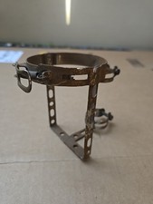 Antiga REG Itália Aço Cromado Bicicleta Garrafa de Água Gaiola Braçadeira Brevete Bom Estado! comprar usado  Enviando para Brazil