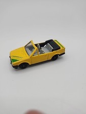 Vintage Anos 80 Ford Escort Cabriolet Conversível XR3i MK3 Amarelo Escala 1:64 Solto comprar usado  Enviando para Brazil