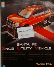 santa fe hyundai 2001 VINTAGE PUBBLICITÀ ADVERTISING WERBUNG ITALIAN CLIPPING comprar usado  Enviando para Brazil