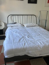 Letto matrimoniale metallo usato  Milano