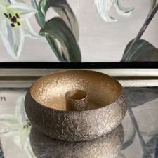 Kerzenleuchter schale gold gebraucht kaufen  Soest
