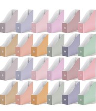 Conjunto organizador de mesa pastel – 6 suportes de arquivos coloridos + 24 notebooks finos comprar usado  Enviando para Brazil