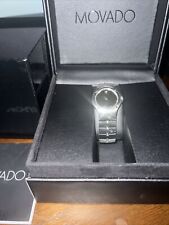 Relógio feminino MOVADO Mini Sport Edition SS mostrador preto museu 0604835, usado comprar usado  Enviando para Brazil