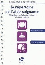 Repertoire aide soignante d'occasion  France