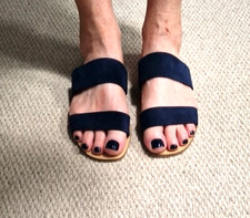 Next navy suede for sale  HASLEMERE