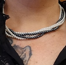 Collana vintage fili usato  Torino