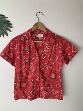 Camp shirt red for sale  Costa Mesa