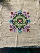 Embroidered cover throw for sale  HENLEY-ON-THAMES