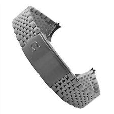 Pulseira de relógio vintage Omega Constellation contas arroz oco 18 mm extremidade curva comprar usado  Enviando para Brazil