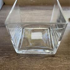 Glass cube vase for sale  Temecula