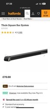 Thule roof bars for sale  DONCASTER