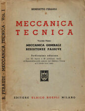 Meccanica tecnica. vol. usato  Italia
