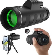 Telescópio monocular de alta definição 40x60 com adaptador para smartphone comprar usado  Enviando para Brazil