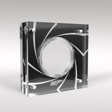 Vitrine Perspex No Time to Die moeda James Bond 1 oz, usado comprar usado  Enviando para Brazil
