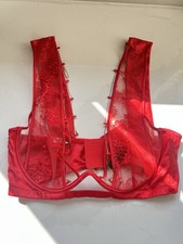 Bra red silk for sale  BERKHAMSTED