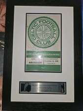 Framed 1970 celtic for sale  DARVEL