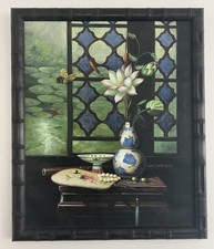 Original chinoiserie oil for sale  New Hope
