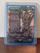 Summon: Titan - Foil/Borderless - (FIN/ MTG #0373) - QUASE PERFEITO comprar usado  Enviando para Brazil
