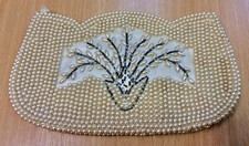 Usado, Bolsa de mão vintage 1960 miniatura com miçangas de pérolas comprar usado  Enviando para Brazil