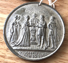 Medallion commemorating weddin for sale  BATTLE