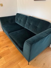 Teal green velvet for sale  HUNTINGDON