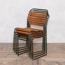 Vintage stacking chairs for sale  BURNTWOOD