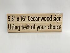 Custom made cedar for sale  Beaver Dam
