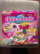 Aqua beads flower for sale  BEACONSFIELD
