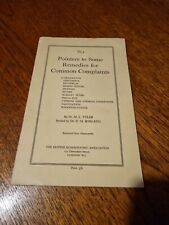 The British Homeopathic association, Pointers to some remedies for common  No 5 segunda mano  Embacar hacia Mexico