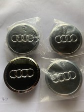 audi centre caps black for sale  LINCOLN
