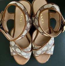 Coach women platform for sale  CARMARTHEN