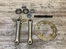 Pedivela transversal Sugino Maxy com rolamentos e corrente de eixo anos 80 antiga BMX comprar usado  Enviando para Brazil
