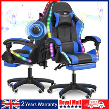 Blue reclining gaming for sale  LEICESTER