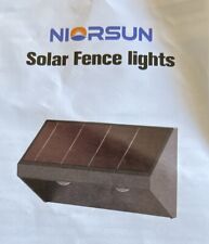 Paquete de 16 luces solares para exteriores NIORSUN, LED, luces solares blancas cálidas para valla segunda mano  Embacar hacia Mexico