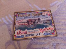 Carton publicitaire lithograph d'occasion  Marseille I