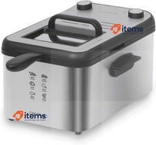 Fritadeira elétrica Cecotec CleanFry Infinity, aço inoxidável capacidade de 1,5–4 litros comprar usado  Enviando para Brazil