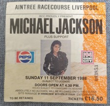 Michael jackson aintree for sale  PRESTON