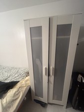 ikea brimnes white wardrobe for sale  LONDON