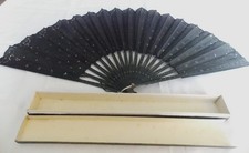 Eventail noir bois d'occasion Eventail noir bois d'occasion  Vasles