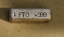 Vintage Fto 1 Oz 999 Barra de Prata Antigo Selo de Balcão Metro Derramado comprar usado Vintage Fto 1 Oz 999 Barra de Prata Antigo Selo de Balcão Metro Derramado comprar usado  Enviando para Brazil
