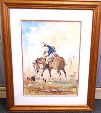 Framed oil painting for sale  MIRFIELD